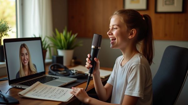 Améliorez vos compétences vocales avec des cours de chant en ligne
